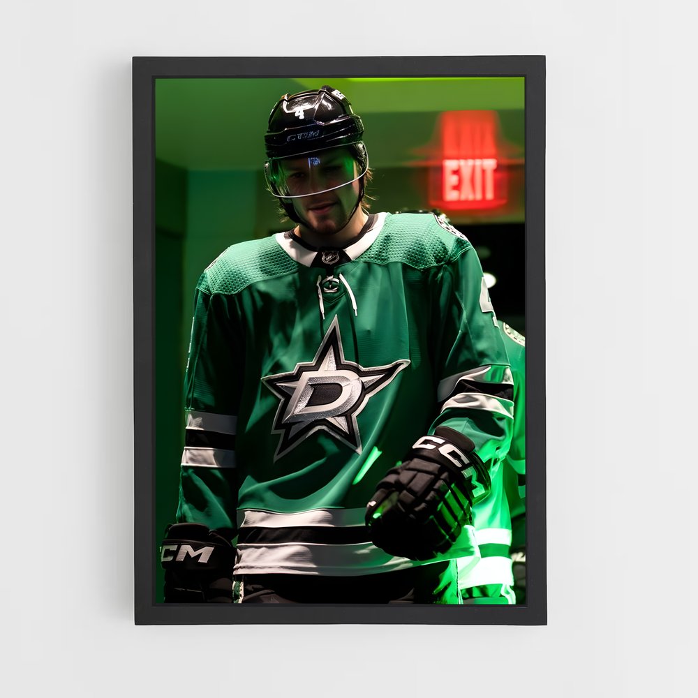 Poster Miro heiskanen – affiche Hockey sur glace (vue 2)